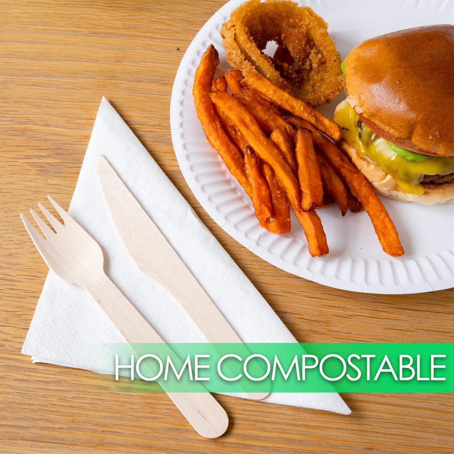 TABLE KIND | x150 | 22 cm | Piatti di carta ecologici per compleanno, stoviglie ecologiche, riciclabili, usa e getta, forniture per feste biodegradabili, compostabili in casa, | Prodotto nell'UE
